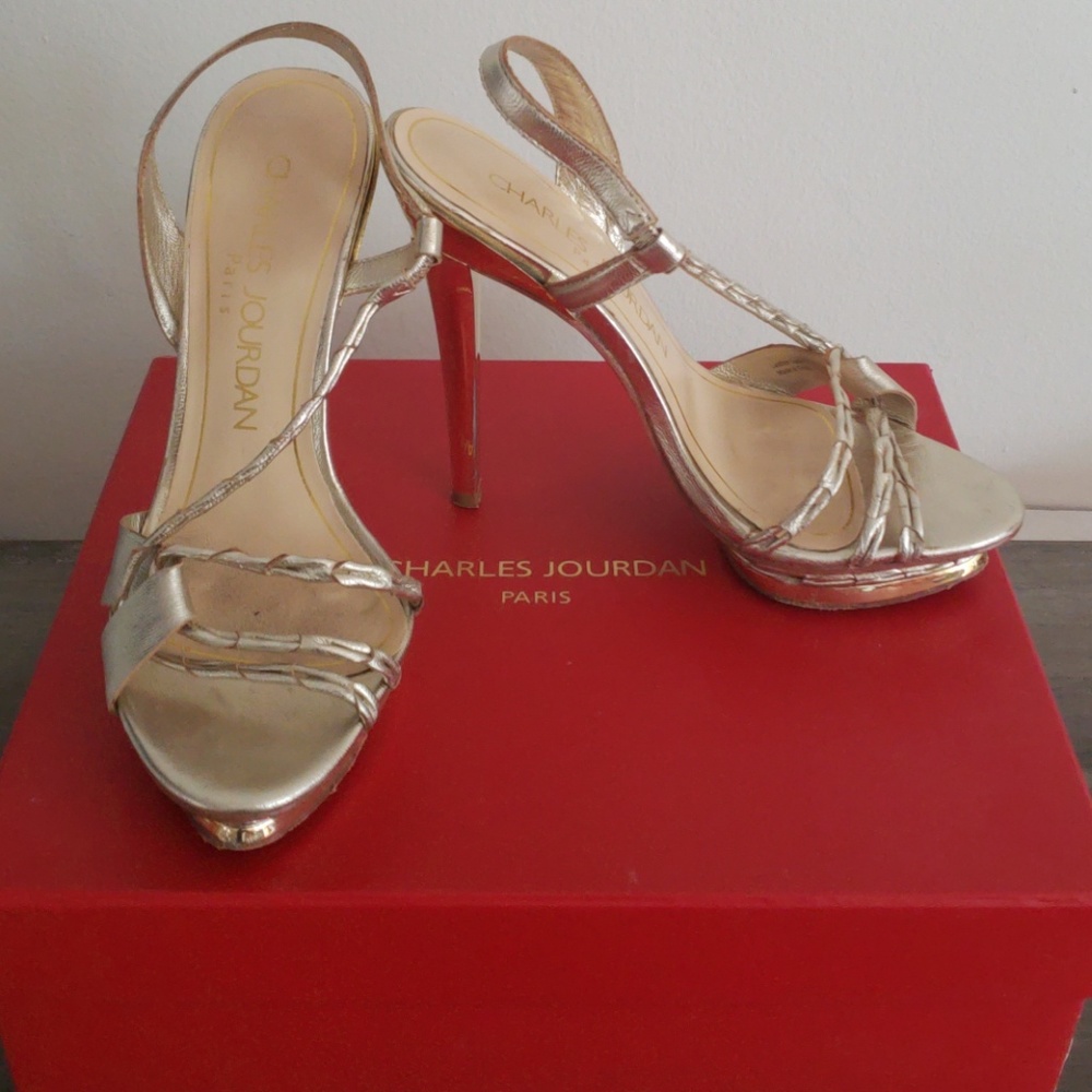 Champagne color Gold tone hardware